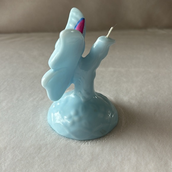 Sky Blue Wax Butterfly Candle - Picture 5 of 8